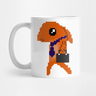 Business Goldfish Pixel Mug